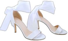 Elegant Summer Wedding Shoes With Satin Bow, Elegant Ankle-tie Wedding Sandals, Elegant Ankle Tie Wedding Sandals, Elegant White Sandals With Satin Bow, Wedding Heels With Bow Straps And Ankle Strap, Elegant White Ankle-tie Sandals, Wedding Heels With Bow Straps And Open Toe, Elegant Wedding Sandals With Bow Straps, Wedding Open Toe Heels With Bow Straps