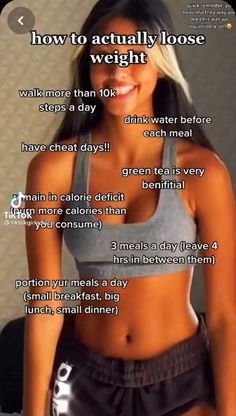 Loose Weight Walking, Sanduhrfigur Training, Loose Weight In A Week, Summer Body Workouts, Beauty Routine Tips, Body Workout Plan, Confidence Tips, At Home Workout Plan, Weight Workout Plan