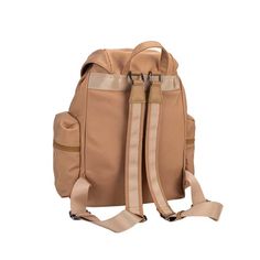 a tan backpack with two straps on it