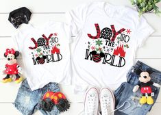 Joy To The World Disney Christmas 2021 T-shirt Disney Joy Shirt, Wdw Christmas Shirts, Disney Christmas Tshirts, Epcot Christmas, Custom Disney Shirts, Gifts For Disney Lovers, Disney Family Shirts, Disney Couple Shirts, Disney Christmas Shirts