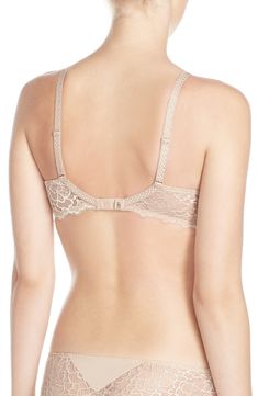 Supersoft spacer cups offer divine comfort and a flattering shape in this plunge bra that has the makings of an everyday favorite. Partially lined 62% polyester, 22% polyamide, 16% elastane Hand wash, line dry Imported Lingerie Simone Perele, Bra Style, Plunge Bra, Nordstrom, Lingerie, Bra