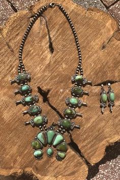 Mary Ann Spencer Royston Turquoise Squash Blossom Necklace (Set) – Silver Eagle Gallery Naples Necklace Set Silver, Turquoise Squash Blossom, Character And Setting, Silver Eagle, Squash Blossom Necklace, Silver Eagles, Mary Ann, Squash Blossom, Royston Turquoise