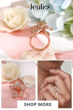 Flowers are one of the most common motifs used in art and design, and this is particularly true with jewelry. Featuring a classic five-petal design, this flower ring represents the unmatched beauty of nature. Crafted in fine sterling silver, this simple band is topped with a detailed flower, its petal shimmering with sparking round stones. Buffed to a brilliant shine, this beguiling blossom is certain to never fade away. Rose Gold Butterfly Promise Ring, Elegant Rose Gold Butterfly Promise Ring, Elegant Rose Gold Flower Ring For Formal Occasions, Elegant Rose-colored Flower Ring For Formal Occasions, Formal Flower Shaped Rings With Rose Design, Formal Flower-shaped Ring With Rose Design, Elegant Rose Gold Butterfly Ring, Elegant Rose Gold Flower Ring, Formal Flower Shape Rose Design Ring