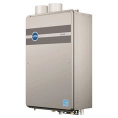 Your solution for reliable, eco-friendly, and high-performance home heating!The Rheem RMTGH-95DVLN-1 water heater has freeze protection to -30 degrees Fahrenheit, ensuring that the heater can withstand extremely low temperatures without sustaining damage. It features a guardian OFW overheating film wrap, providing protection when the heat exchanger on the tankless water heater breaks and giving it optimal space away from flames. Moreover, this indoor water heater’s maximum temperature is 140 degrees Fahrenheit which helps prevent scalding injuries while mixing hot with cold water to achieve a safer temperature.This tankless water heater includes EcoNet technology, which lets you monitor and manage your water heater with a smartphone or computer. It has a minimum flow rate of 2.6 GPM, whic Kitchen Sinks Farmhouse, Commercial Bathroom Sinks, Tub Shower Doors, Pvc Fittings, Bidet Toilet Seat, Wall Mounted Bathroom Sink, Kitchen Soap Dispenser, Utility Sink, Steam Showers