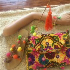 Leather Lace Up,Charms Multicolor Sandals With Tassels For Summer, Multicolor Tassel Sandals For Summer, Orange Sandals For Spring Festival, Bohemian Yellow Sandals For Spring, Handmade Yellow Sandals For Summer, Handmade Yellow Summer Sandals, Traditional Multicolor Sandals For Spring, Yellow Bohemian Sandals For Vacation, Traditional Yellow Sandals For Summer