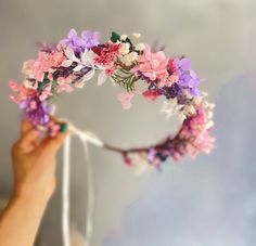 Baby's Breath Crown Dried Flower Crown brunt Pink bridesmaid Crown Pink The bride's crown  Wedding Crown This pink crown is made with ivory white + pink baby Breath and purple various dried flower green eucalyptus leaf plant tape, very beautiful Boho style flower crown! Suitable for brides and mothers, as well as children's sizes, suitable for baby birthday photos and other activities!  Usually the child size is 43cm, adult size is 45cm, we provide customized service, you can measure the head ci Infant Flower Crown, Bridal Shower Flower Crown, Flower Crown Fake Flowers, Baby Shower Flower Crown, Head Flower Crown, Baby's Breath Crown, Dried Flower Crown, Bridesmaid Crown, Baby Flower Crown