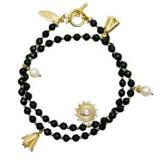 This bracelet features black obsidian with evil eye charms double layers bracelet that can also be worn as a choker! This versatile accessory will complement any outfit, whether you're dressing up for a special occasion or keeping it casual. Whether you choose to wear it as a trendy bracelet or a fashionable choker, this Black Obsidian with Evil Eye Charms Double Layers Bracelet is a must-have accessory for your collection! It will be contained in a nice jewelry box with well packed. Trendy Bracelet, Nice Jewelry, September Birthstone Jewelry, Trendy Bracelets, August Birthstone Jewelry, July Birthstone Jewelry, Gold Bangles Design, Gifts For New Mums, Pearl Jewellery Earrings