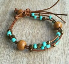 Bracelets Leather, Turquoise Bead Bracelet, Coin Pendant Necklace, Beaded Bracelets Diy, Wedding Rings Vintage