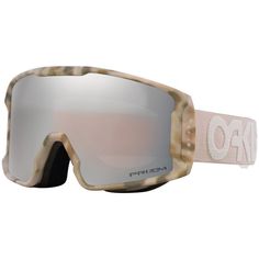 a pair of ski goggles with mirrored lenses