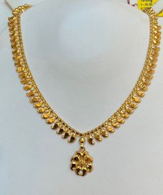 Festive 22k Gold Dual-tone Necklaces, Dual-tone Yellow Gold Necklace For Festivals, Yellow Gold Dual-tone Necklace For Festivals, 22k Dual-tone Yellow Gold Necklaces, Dual-tone 22k Yellow Gold Necklaces, 15 Grams Gold Necklace Indian, 16 Grams Gold Necklace Designs, 30 Grams Gold Necklace Indian, 5 Grams Gold Necklace