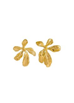 Whether paired with a sleek cocktail dress or a casual beach ensemble, these earrings are make a statement wherever you go. Stainless Steel 18K Gold Plated earrings. Hypoallergenic and waterproof ensuring they maintain their brilliance even when exposed to water. Earring measure 40mm top to bottom and 38mm wide.  Product weight 15. 5G Back post clip for pierced ears. Sold as a pair. Stainless Steel 18K Gold Plated earrings. Hypoallergenic and waterproof ensuring they maintain their brilliance even when exposed to water. Earrings Hypoallergenic, August Birthstone Jewelry, July Birthstone Jewelry, Zodiac Jewelry, Gifts For New Mums, Jewelry Ring Box, Pearl Jewellery Earrings, Men's Jewelry Rings, Evil Eye Jewelry