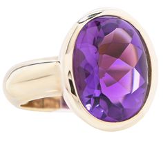 Bezel Set Ring, Bezel Setting, Ring Sets, Amethyst, Gold