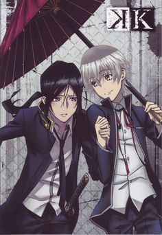 two anime characters standing next to each other with an umbrella over their heads and the caption reads, kiss