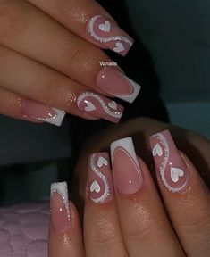 Ballet Nails, French Tip Nail Designs, Cute Simple Nails, Square Nail Designs