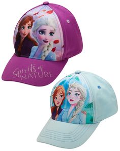 PRICES MAY VARY. OFFICIALLY LICENSED DISNEY: 2 Pack Disney Frozen Princess Elsa and Anna Baseball Cap; Quality merchandise with your beloved characters; Entertaining and inspiring people around the globe for decades FROZEN BASEBALL CAP: This high-quality 5-panel Disney baseball hat multipack for toddlers and girls features 2 cute Frozen baseball caps made of durable cotton twill; These hats feature a comfortable curved brim and eye-catching Frozen character prints of Princesses Elsa and Anna; Pe Kids Tunnel, Frozen Jewelry, Cute Frozen, Kids Jewelry Box, Disney Hats, Frozen Disney, Baseball Girls, Boy Car, Frozen Princess