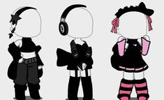 Gacha Life Tomboy Outfits, Gacha Life Outfits Girls Cute, Gacha Tomboy Outfits, Gacha Club Girl Outfits, Gacha Life Outfits Girl, Outfit Ideas Tomboy