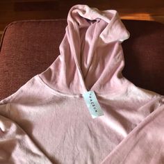 Pac Sun Blush Velour Hoodie Light Pink Hoodie, Velour Hoodie, Pink Hoodie, Colorful Hoodies, Pacsun, Light Pink, Color White, Blush, Sun