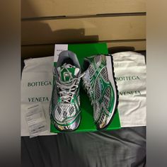 Men’s Bottega Veneta Orbit Low Top Sneaker Size Us 10 Brand New With Box & Dustbag Bottega Veneta Shoes Men, Bottega Veneta Sneakers, Bottega Sneakers, Bottega Men, Bottega Shoes, Botegga Veneta, Bottega Veneta Green, Hip Hop Artwork, Bottega Veneta Bag