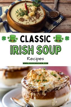 the classic irish soup recipe is ready to be eaten