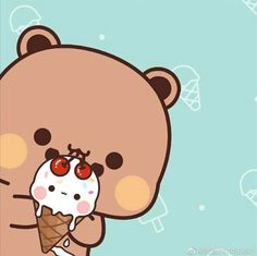 Animation Story, Mocha Bear, Happy Bunny, Cartoon Heart, 1080p Anime Wallpaper, Cute Panda Wallpaper