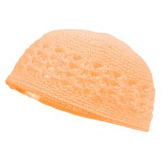 Knitted Head Beanie Hand Crocheted Size: One Size.  Color: Orange.  Gender: male.  Age Group: adult. Crochet Size, Hand Crochet, Cloth Bags, Color Orange, Gravity, Age Group, Bag Accessories, Mens Accessories, Orange