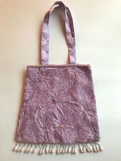 NEW REDUCED PRICE! Beautiful vintage Sachi beaded bag in great condition! 100% silk exterior and polyester lining. Lovely light purple color with perfect beadwork. A few snags on exterior of purse. Light Purple Color, Beaded Bag, Beaded Bags, Light Purple, Purple Color, Bead Work, Bags Handbags, Shoe Accessories, Bag Lady