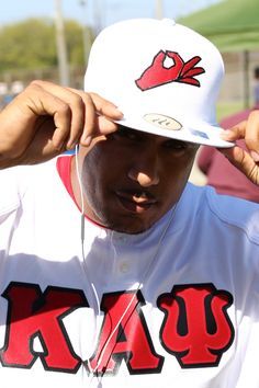 The Yo! fitted cap, white • Burning Sands, Kappa Alpha Psi Black Fraternities, Kappa Alpha Psi Fraternity, Divine 9, Shirt Inspiration, Kappa Alpha Psi, Greek Sorority, Cap White, Delta Sigma Theta, Kappa Delta