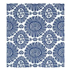 a blue and white background with an intricate design