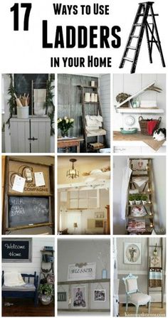 there are many pictures of ladders in the house and it is easy to use