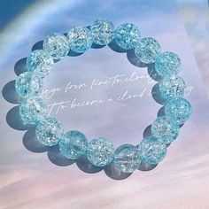 Material: Glass/Colored Glaze Color: Blue, Pink, Blue Pink, Blue and Purple Fashion Element: Circle Style: Net red wind Sorority Gifts Diy, Sorority Diy, Red Wind, Summer Cherries, Crystal Fashion, Floral Bracelet, Summer Bracelets, Glass Bracelet, Glass Beaded Bracelets