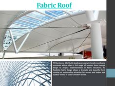 an article about fabric roofing and how to use it in your home or office