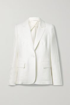 Look Polished, Breezy Dress, Suits And Jackets, Summer Events, Linen Blazer, White Blazer, Office Fashion, Party Fashion, Mr Porter