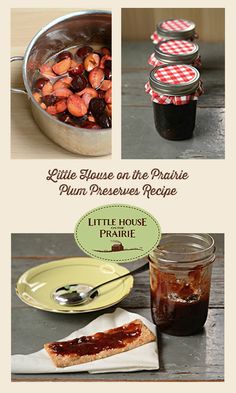 little house on the prairie plum preserves recipe