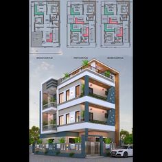 Luxury Apartments Hotel Room Design Plan, Drawing House Plans, Morden House, Luxurious Apartment, Section 8, House Balcony Design