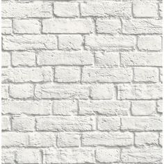 a white brick wallpaper background