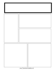 an image of a blank paper with three different sections in the same area, and one section