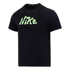 Nike Dri-FIT UV Miler Studio '72 Short Sleeve Running Top 'Black' FB7947-010 Nike Black T-shirt For Spring, Black Sports T-shirt For Spring, Running Tops, Studio S, Nike Dri Fit, Dri Fit, Running, Nike, T Shirts