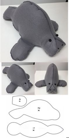 how to make a stuffed animal that looks like a turtle