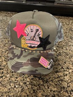 CC's Truck Stop Hat Co. offers trucker hats for all occasions.  Get this one of a kind Trucker Hat today! Country Trucker Hats, Bachelorette Trucker Hats, Truck Stop, Nashville