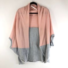 Asos Womens Poncho Sweater Oversized Open Front Colorblocked Pink Gray Size L New With Tags! Length: 34 Comes From A Smoke Free Home. Feel Free To Ask Any Questions You May Have. Thanks For Looking! Oversized Tops With Contrast Color For Spring, Pink Patchwork Outerwear For Summer, Summer Pink Patchwork Outerwear, Pink Casual Outerwear With Color Block, Casual Pink Outerwear With Contrast Color, Casual Pink Poncho, Oversized Color Block Cardigan For Spring, Pink Patchwork Cardigan For Spring, Oversized Pink Cardigan For Layering