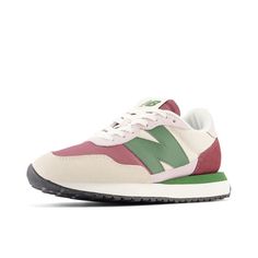 PRICES MAY VARY. Unbacked suede and nylon EVA midsole Oversized N logo Large scale ripple outsole with text branding Asymmetric rubber tip wrap New Balance Womens, N Logo, New Balance Women, Kids Luggage, Road Running, Classic Sneakers, Luxury Store, New Balance Sneaker, Fashion Sneakers