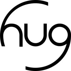 the logo for huq, which has been designed to look like a circle with two letters