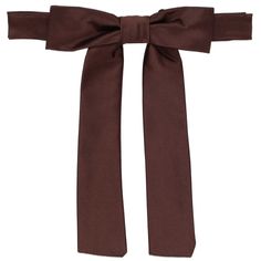 This Kentucky colonel tie is a classic in western wear, so it's only natural for it to come in brown. The color gives it a rustic feel that will look just right with a button down, denim and boots. Large quantities are available for group wear, as well. This tie is easy to wear with a pre-tied collar, so you don't have to worry about tying it. It’s adjustable to fit most neck sizes. Its signature bow measures about 4-inches across with 5-inch long string tails. If you look close, the material ha Elegant Brown Tie For Semi-formal Events, Vintage Brown Tie For Business, Luxury Brown Ties For Work, Elegant Adjustable Brown Ties, Brown Semi-formal Standard Tie, Striped Tie, Band Collar, Color Swatch, Polyester Satin