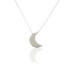 Crescent Moon Necklace, Stevie Nicks Pendant, Personalized gift for Women, 925k Sterling Silver, Gold Filled, Bridesmaid Gift Jewelry Christmas Gifts for Women 🌙 Crescent moon necklace is laser engraved on 2.5x1 cm thick sterling silver, gold filled, rose gold filled plates. We then solder cable chain to the plates to achieve a finished length of 16 inches. (Model is wearing a 16 inches chain.) Crescent Moon size: 2cmx0.5cm. Stevie nicks style moon necklace. Personalized Moon Necklace Date, Name or text you want. If you do not see what you need, drop us a message and we would love to design a custom necklace for you. Chain length options are 14-16-18-20-24 inches. If you want different size of cable chain just leave a message to us. How To Proceed Order And Payments 1. Select material. Si Sterling Silver White Gold Necklace With Moon Phase, White Gold Sterling Silver Necklace With Moon Phase, Crescent Shaped White Gold Necklace In Sterling Silver, White Gold Crescent Necklace In Sterling Silver, Nickel Free Moon Shaped Sterling Silver Necklace, Sterling Silver Moon Phase Necklace In White Gold, White Gold Sterling Silver Moon Phase Necklace, White Gold Crescent Necklace For Gift, Minimalist Moon Shaped Nickel Free Necklaces