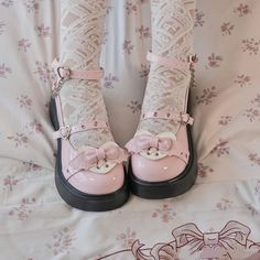 This price is for a pair of shoes only.   	 		 			Size 			34 			35 			36 			37 			38 			39 			40 		 		 			Foot Length 			22 			22.5 			23 			23.5 			24 			24.5 			25 Harajuku Style Round Toe Synthetic Heels, Kawaii Platform Heels With Round Toe, Cute Low Heel Platform Heels, Pink Kawaii Closed Toe Heels, Pink Kawaii Heels, Cute Platform Heels With Round Toe, Cute Synthetic Heels, Devil Inspired, Cute Kawaii Outfits