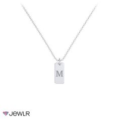 This necklace is the perfect gift for any occasion! Celebrate loved ones by selecting 1-5 engravable tags. Personalize with an initial on each tag for a sentimental touch. Customize in your choice of sterling silver or gold. This necklace comes with a cable chain in sterling silver, and a dainty rope chain in white, yellow, or rose gold. In gold, you can upgrade to our diamond cut cable chain for a thicker look and more sparkle. Initial Tag Necklace, Mens Engagement, For Sale Sign, Gift Collections, Gold Plated Silver, Rope Chain, Tag Necklace, Loved Ones, Diamond Cut