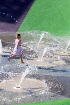 Blaxland Riverside Park Playground | JMD design Landscape Architects Landscaping Water Feature, Playground Landscaping, Water Sculpture, Water Architecture, Taman Air, Water Playground, Indoor Water Fountains