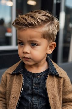 Transform your toddler's look with our collection of adorable little boys haircut ideas. From trendy styles to classic cuts, our website has it all. Explore now and find the perfect hairstyle that will make your little one even more adorable! Toddler Boy Hair Cuts Straight Hair, Three Year Old Boy Haircut, Preppy Boy Haircut, Baby Boy Haircut Fine Hair, Toddler Haircuts Boy, Little Boy Haircut Toddler, Boy Toddler Haircut, Toddler Boy Haircut Short, Toddler Boys Haircut