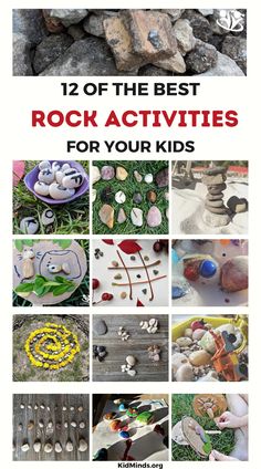 rocks and stones are the best activities for your kids to play with in their garden