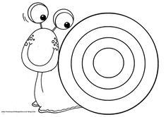 a cartoon character holding a large target with one eye on it's face and the other